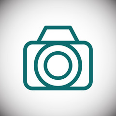 camera icon stock vector illustration flat design