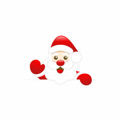 Cute Santa Claus Banner