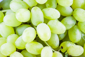 Green fresh ripe grapes