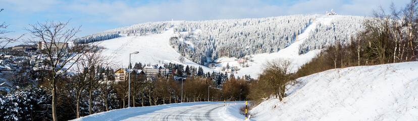 Fototapeta premium Wintersportgebiet