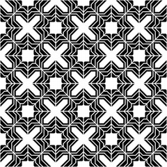 Abstract geometric tile black and white hipster fashion pillow pattern