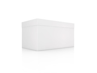 White box isolated.3d rendering