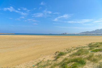 Fototapeta premium One of the most beautiful beaches in the world in Naxos island,