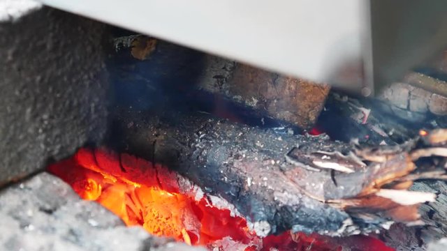 Smokehouse on Fire