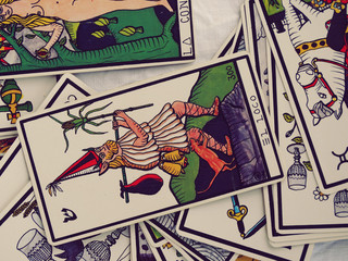 Obraz premium Tarot Cards Mystery Future Reading