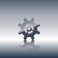 Obraz premium Abstract gear icon.Technology element.
