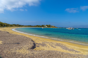 One of the most beautiful beaches in the world in Naxos island,