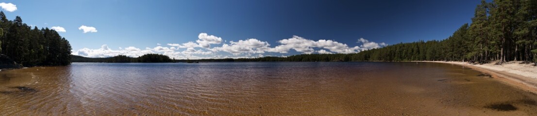 Panoramablick in Västergötland, Schweden