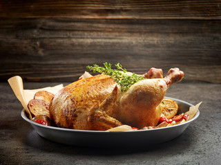 whole roasted chicken