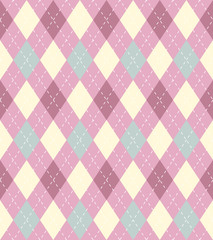 Argyle vector seamless pattern