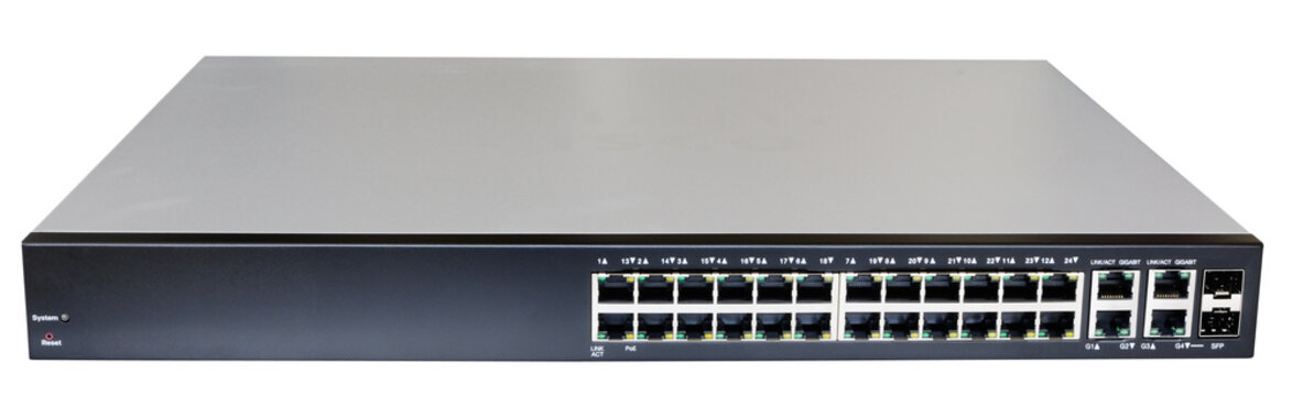 Network switch front view