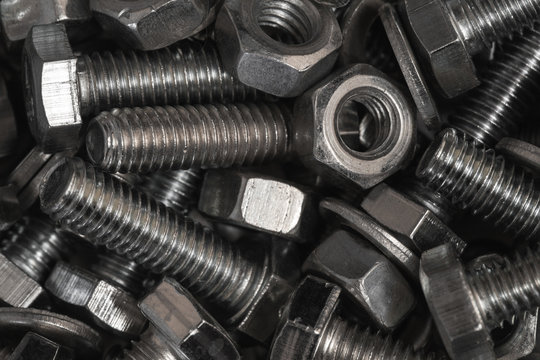 bolt metal, washer metal, nut metal, bolt steel, washer steel, nut steel, bolt photo, washer photo, nut photo, bolts washers and nuts
