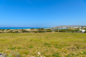 Naxos countryside. Summer in Cyclades, Greece.