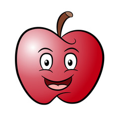 Apple Cartoon Character