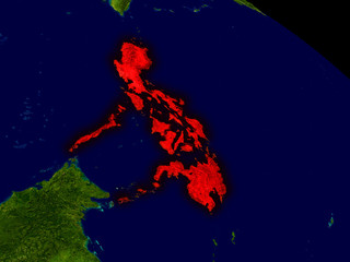 Philippines from space