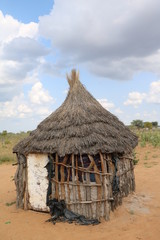 House of San busch men in Namibia, Africa