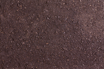 Full frame of bare soil for nature background