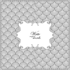 Asian Japanese tradition pattern.