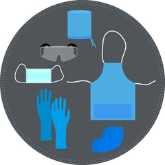 medical clothing and accessories for working
