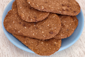 Gluten free oats biscuit chocolate chips