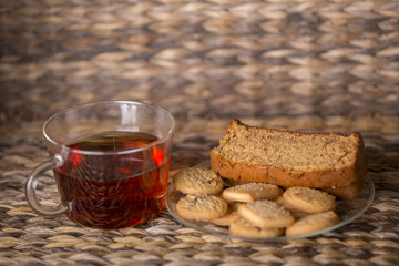 Tea, cookies and cake