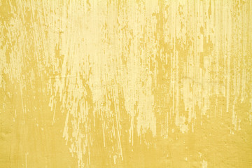 Old yellow plaster wall