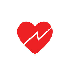 Broken heart icon.