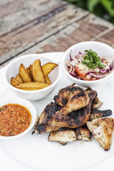 piri piri portuguese roast chicken with jindungo spicy sauce mea