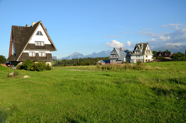 The village in the Tatra Mountains (Poland)