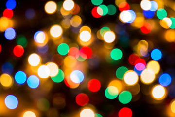 Abstract bokeh background of different colors