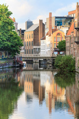 Fototapeta na wymiar Ghent River View