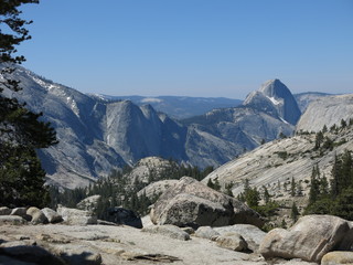 Fototapeta na wymiar Tioga pass, Olmsted Point, Yosemite, USA 