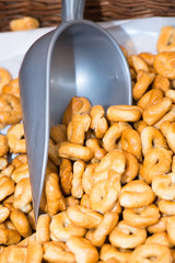 Traditional taralli from Italy