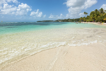 Tropical resort at the Caribbean Sea