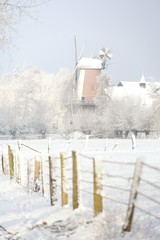 Lahder Windmühle im Winter