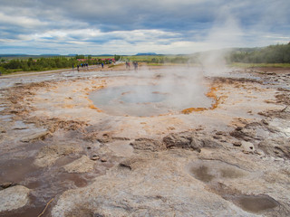 Geyser Park in Iceland.