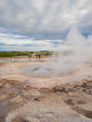 Geyser Park in Iceland.