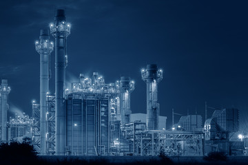 Obraz na płótnie Canvas Power plant for Petroleum industry