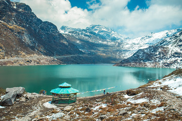 Tsangmo Lake in Sikkim, India