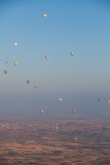 Hot air balloons in Cappadocia