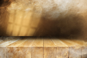 desk and smoke 