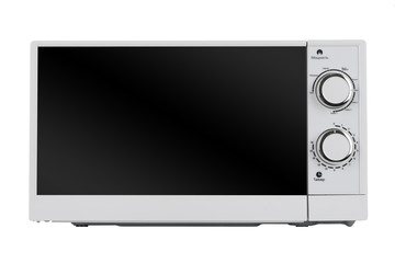 Fototapeta premium New white microwave oven isolated on white background