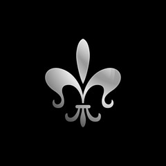 Fleur De Lis Logo Simple Modern Vector Icon