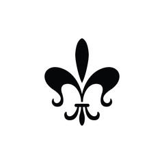 Fleur De Lis Logo Simple Modern Vector Icon © SetsuStudios