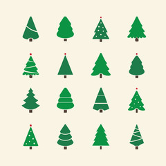 christmas tree set background