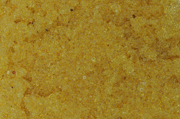 Cation resin macro flat lay 