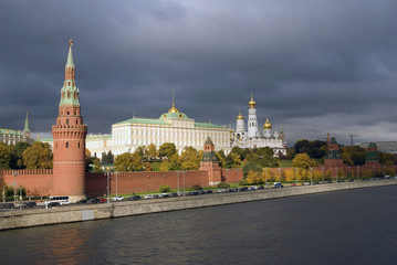 Obraz premium Kreml moskiewski. Kolorowe zdjęcie.