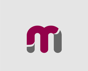 Letter M logo icon design template elements
