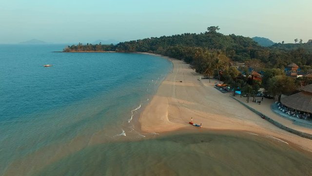 aerial view of koh payam island ranong andaman sea southern thailand