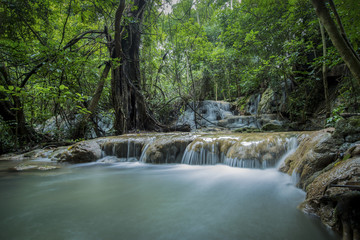 Waterfall in forest